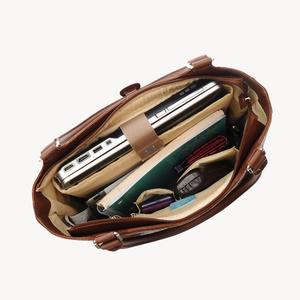 Laptop Tote - Chocolate Croc