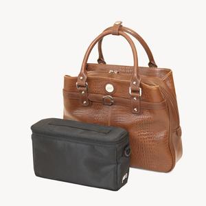 Laptop Career bag - Chocolate Croc
