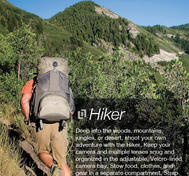 Hiker 65 + Clikstand grey