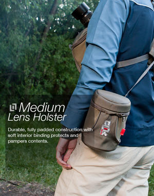 Medium Lens Holster - Grey