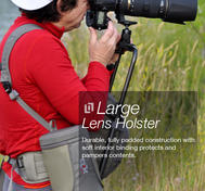 Large Lens Holster - Grey