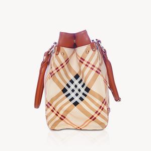 Valise - Tan plaid